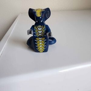 Lego Blue and Yellow Serpent Figure